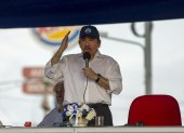 Managua. Daniel Ortega, durante una de sus apariciones públicas.