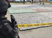 Imbabura. El jueves pasado, la Policía decomisó 600 kilos de cocaína, ocultos en un doble fondo en un camión.