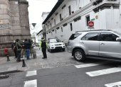 Diligencia. En enero pasado la Fiscalía llegó al Palacio de Carondelet para recoger indicios en el caso Encuentro.