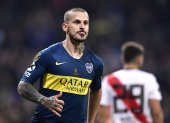 Benedetto sufre una contractura de aductor izquierdo.