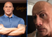 Figura de cera de Dwayne Johnson