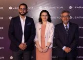 Ejecutivos de Leapmotor para anunciar los detalles en el país.