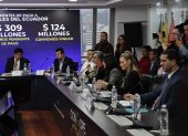 En el encuentro participan prefectos de algunas provincias y futuros ministros del presidente Noboa.