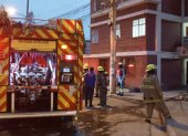Hecho. Bomberos acudieron al punto para apagar las llamas.