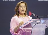 Dina Boluarte, presidenta de Perú.