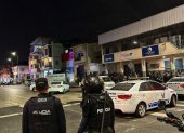 Policías. Los agentes fueron atacados en el sur de Guayaquil.