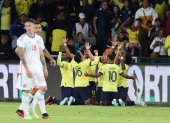 EN EL ESTADIO RODRIGO PAZ DELGADO SE REALIZÓ EL PARTIDO DE FÚTBOL ENTRE ECUADOR VS CHILE POR LA SECTA FECHA RUMBO AL MUNDIAL 2026 ANGELO CHAMBA 21 NOVIEMBRE DEL 2023 (ag-expreso ag-extra ag-quito)