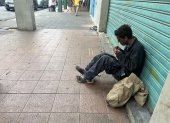 Situación. Una imagen que se repite en cientos de sectores de Guayaquil: personas consumiendo H, como ‘zombis’.