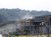 Producción.- Una de las minas de Panamá.