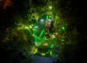 Show. ‘Bosque de luz’ estará abierto hasta el 30 de diciembre.