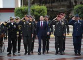 El flamante ministro de Defensa ya ha participado en varios actos militares.