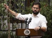 Santiago. El presidente Gabriel Boric, en una reciente intervención.