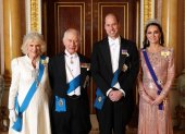Camilla, Carlos III, Guillermo y Kate Middleton.