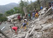 Explosión. El lugar quedó destruido y varias viviendas sufrieron daños.