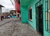 Domicilio ubicado en el Guasmo Sur, donde se produjo el ataque armado que terminó con la vida de cuatro menores y su madre.