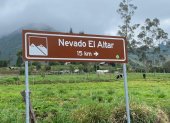 Nevado. La elevación El Altar atrae a nacionales y extranjeros.