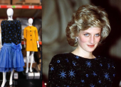 El vestido diseñador por Jacques Azagury y usado por la princesa Diana