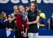 Paula Badosa y Tsitsipas ganaron su primer partido en dobles siendo pareja sentimental