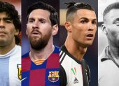 Messi, Maradona, Ronaldo y Pele, cual es el mejor del mundo según IA