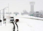 La tormenta de nieve que complica la movilidad en Kansas.