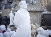 Estatuas de Mao Zedong en un mercado de Pekín el 26 de diciembre de 2023.