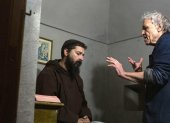 Shia LaBeouf durante una escena del filme junto al director Abel Ferrara.
