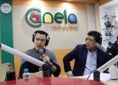 El presidente Daniel Noboa atendió una entrevista en radio Canela, de Jorge Yunda.