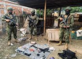 Labores. En las operaciones de este viernes siguió el decomiso de armas, municiones y explosivos.