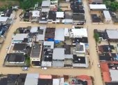 Varios barrios de Río de Janeiro quedaron bajo el agua tras las fuertes precipitaciones.