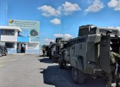 Acción. El ingreso de miembros de Fuerzas Armadas al interior de la cárcel de Cotopaxi.