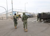 La fuerzas de seguridad mantienen el control en la cárcel de Machala.