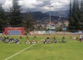 Los jugadores siguen entrenando pero en el limbo. Están impagos y a la espera de lo que resuelvan.
