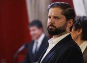 Santiago. El presidente de Chile, Gabriel Boric, en unas de sus recientes apariciones públicas.