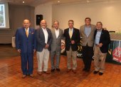 Federico Morán, Ignacio Jarrín, Fernando Esteves, Carlos Salinas, Eduardo Meza y Acisclo Alvarez.
