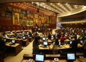 Vista general durante la instalación de una sesión parlamentaria en Quito (Ecuador), en una fotografía de archivo.