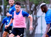 Juan Pablo Ruiz se acopló a sus nuevos compañeros en Emelec.