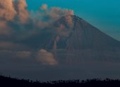 Imagen de archivo del volcán Sangay.