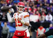 Patrick Mahomes, "quarterback" de los Kansas City Chiefs, es una de las grandes estrellas del LVIII Super Bowl.