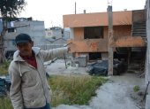 Casa inhabitable. La vivienda de Segundo Chalco se encontraba  junto a la cancha de ecuavóley, una de las zonas más afectadas tras la avalancha de lodo.