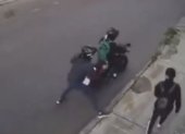 Los delincuentes se movilizaban en una motocicleta al momento de perpetuar el robo