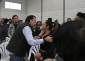 El encuentro del alcalde Pabel Muñoz con los vecinos de Solanda se realizó en el Coliseo María Augusta Urrutia