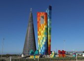 El monumento Ventana al Mundo, de casi 50 metros de alto, considerado el más alto de Colombia, era una de las representaciones más importantes de los Juegos 2027.
