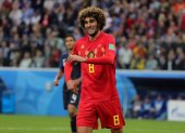 Marouane Fellaini con la selección belga jugó dos Copas del Mundo (2014 y 2018) y una Eurocopa (2016), además de participar en unos Juegos Olímpicos, en Pekín 2008.