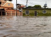 Los barrios del sur y norte de Machala amanecieron con acumulación de agua.