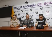 Las autoridades policiales de la Zona 8 dieron hoy una rueda de prensa.