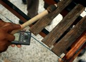Fotografía de archivo de un músico colombiano durante un proceso de afinación de la marimba. EFE/MAURICIO DUEÑAS CASTAÑEDA