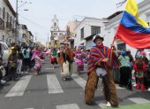 Riobamba. El carnaval es el tiempo del reencuentro y hay que celebrar.