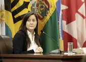 La activista y defensora de derechos humanos venezolana Rocío San Miguel, presidenta de la ONG Control Ciudadano.