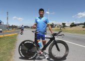 Segundo Navarrete demostró su fortaleza al recuperarse de un fuerte accidente y retomar la práctica del ciclismo.