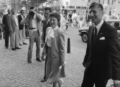 Amsterdam. El ex  primer ministro neerlandés Dries van Agt y su esposa Eugenie, en un momento de su vida.